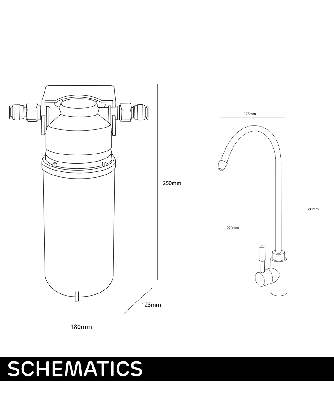 LSF140 Kitchen Water Filter + Replacement Subscription